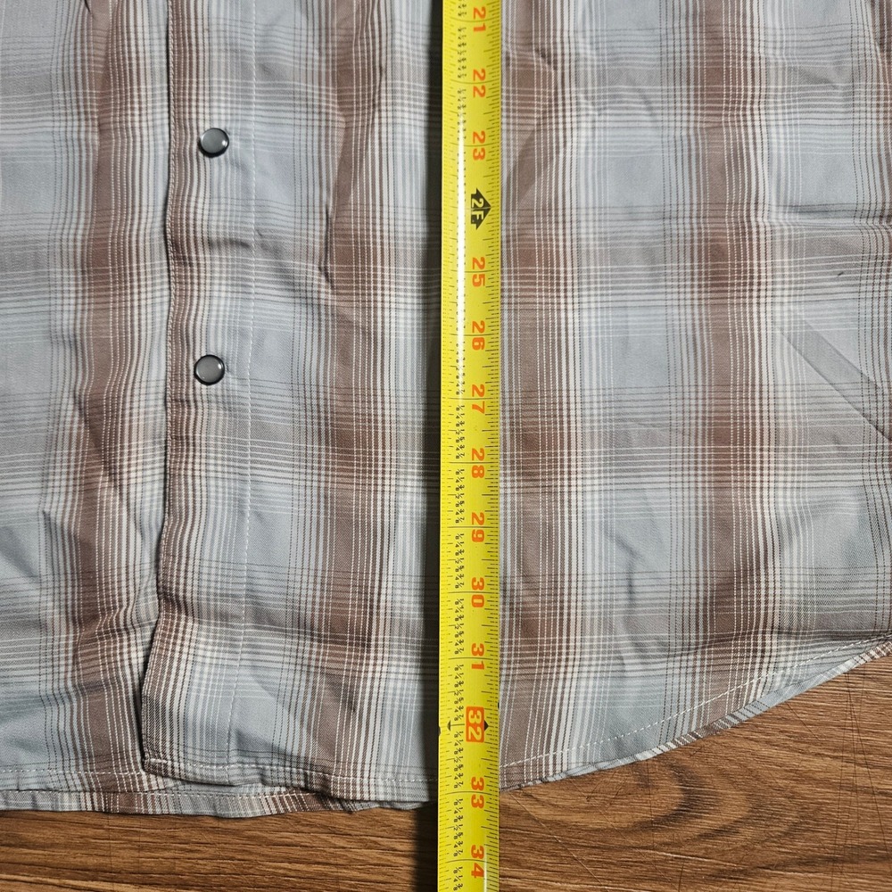 Dixxon Flannel Co. Dawn Patrol Bamboo Plaid Snap Shirt XL Work Western NWT - Picture 5 of 6